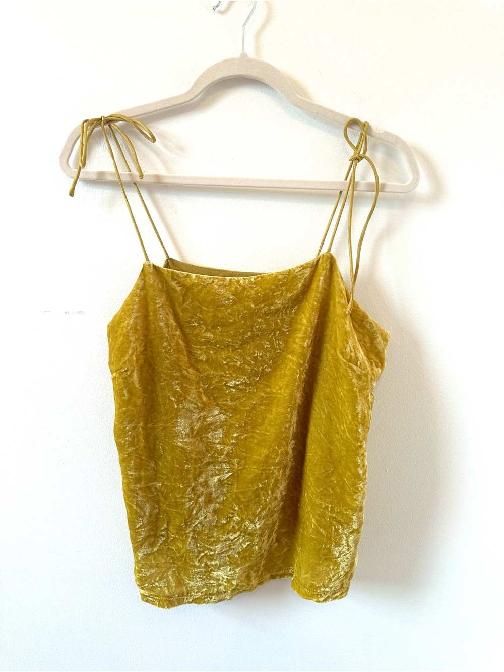 Cupcakes and Cashmere Janika Crushed Velvet Tank Size Small